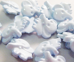 Novelty Elephant Childrens Buttons, 100pcs