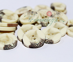 2-Hole Aran Button, 100pcs