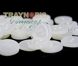 2-Hole Triangle Edge Button, 100pcs