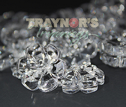 2-Hole Flower Button, 100pcs