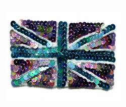 Union Jack Sequin Motif
