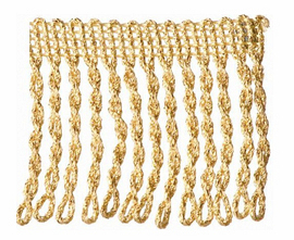 Metallic Bullion Fringe, 25m