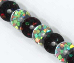 Hologram Two Tone Strung Sequins, 50m