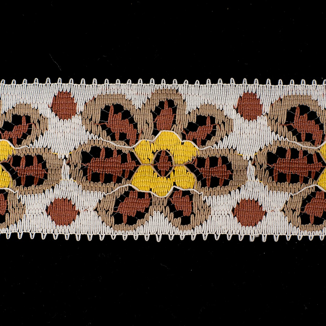 White & Brown Lace, 50m