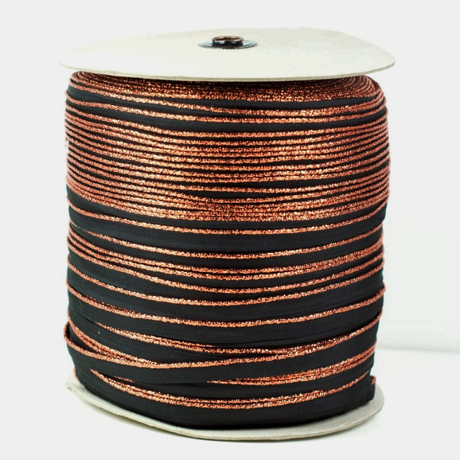 3mm Metallic Bronze Insertion Piping, 25m