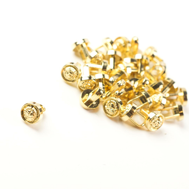 14L Small Medusa Face Button, 100pcs