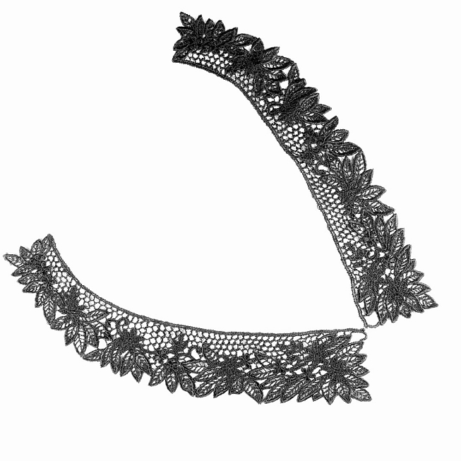 Guipure Lace Collar 0013