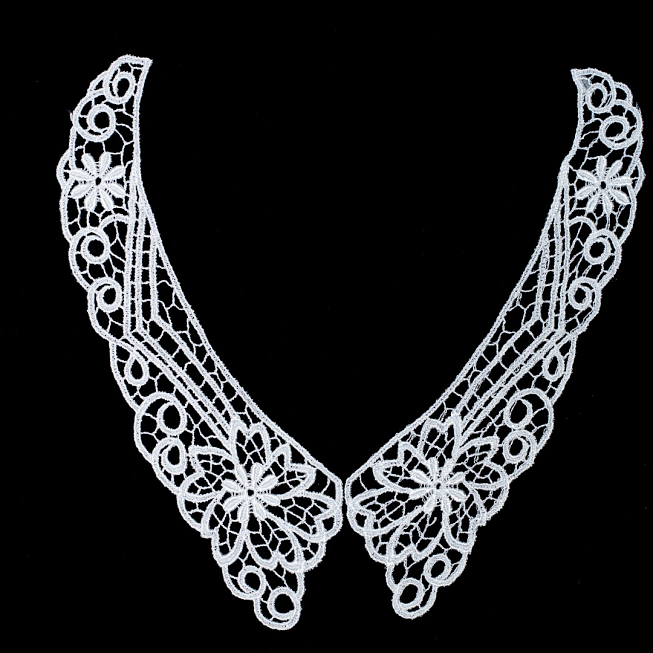 Guipure Lace Collar 0009