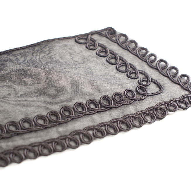 Embroidery Organza Collar 03