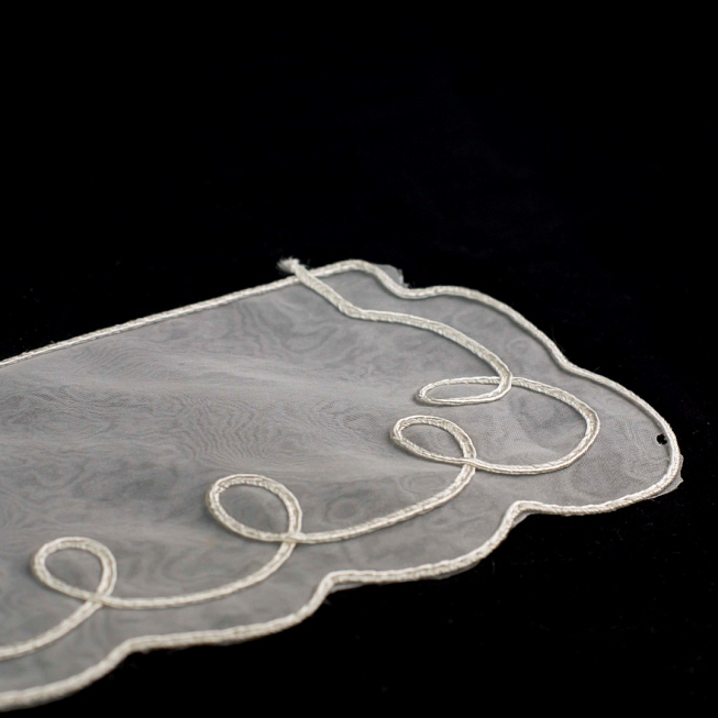 Embroidery Organza Collar 01