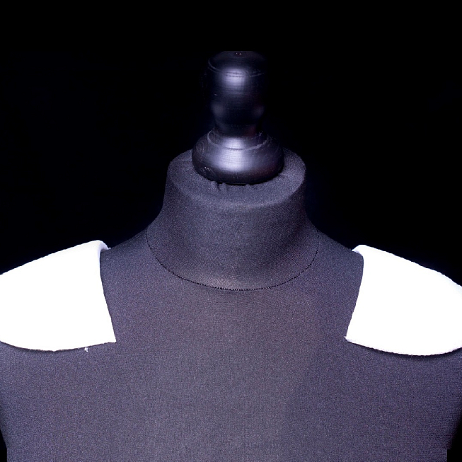 Small White Shoulder Pads, 20 Pairs