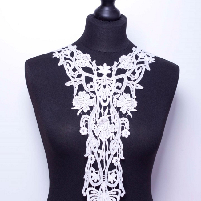 Large White Guipure Applique