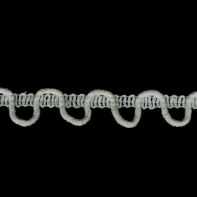 20mm White Loop Braid, 27m