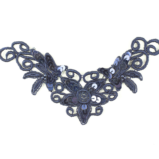 Small Navy Applique, 4pcs