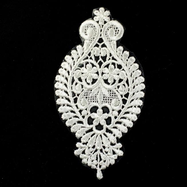Ivory Lace Applique 20