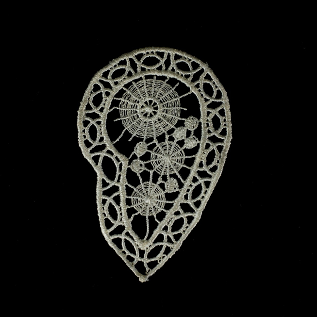 Ivory Guipure Applique 06