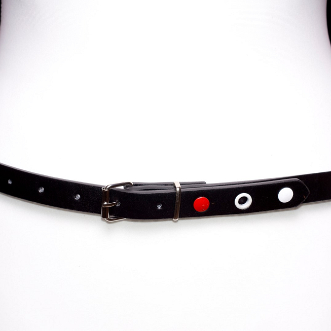 Black Skinny Belt