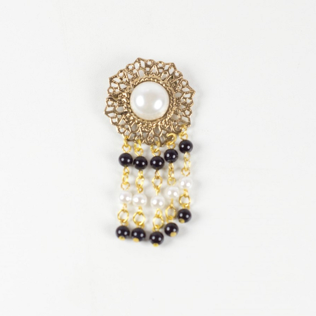 Pearl Fringe Brooch, 10pcs
