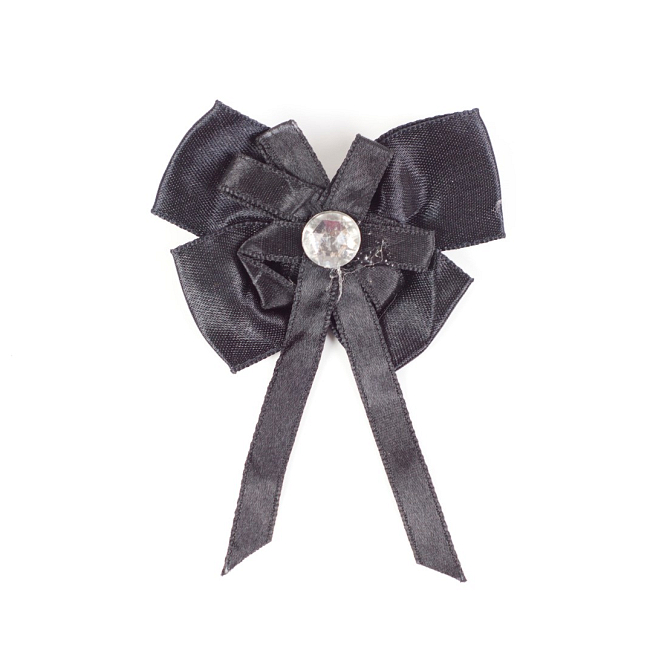 Ladies Black Bow Tie, 10pcs
