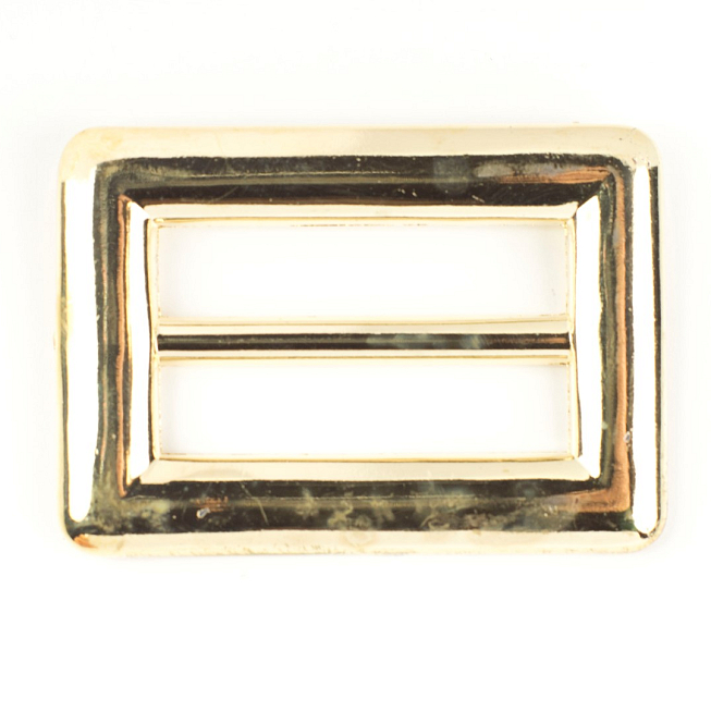 45mm Square Gold Slider Buckle