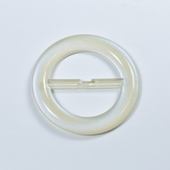 40mm Round Holographic Slider Buckle