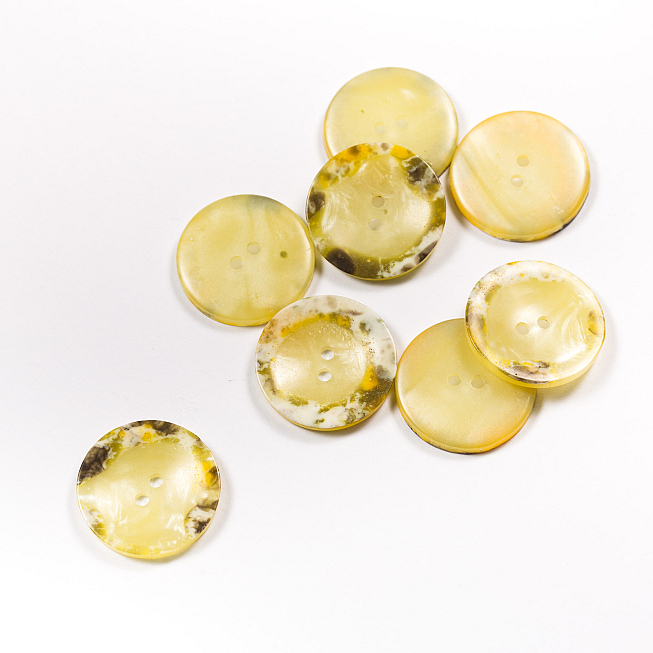 36L Faux Marble Button, 100pcs