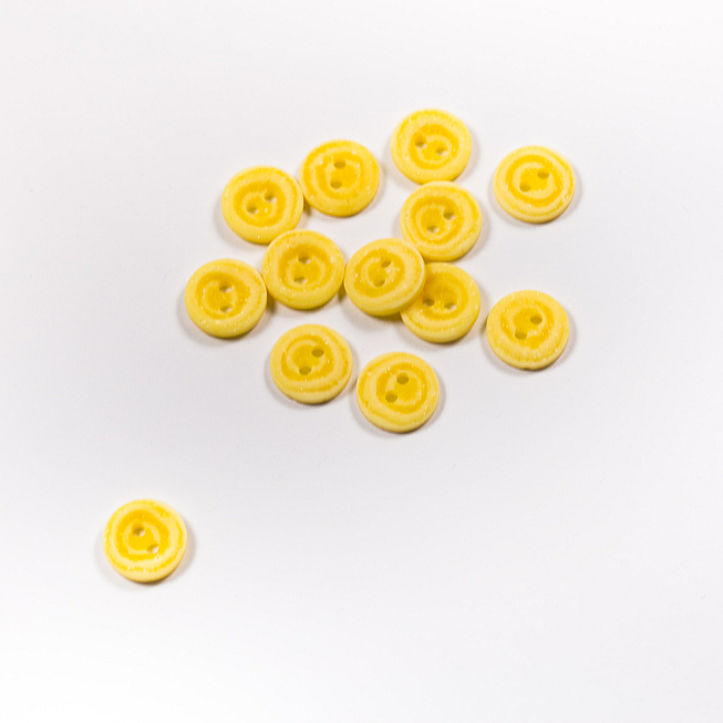 20L Cream Faux Stone Button, 100pcs