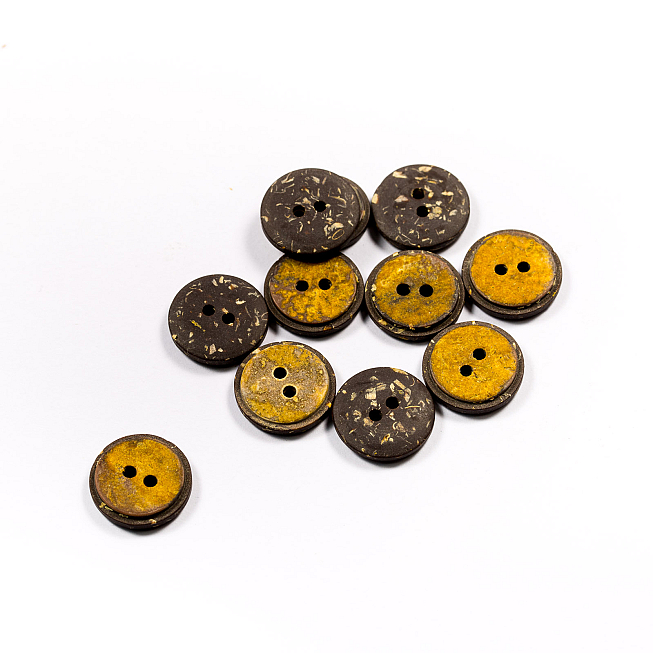 28L Coconut Button, 100pcs