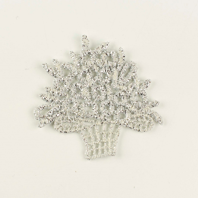 Silver Lurex Bouquet, 6pcs