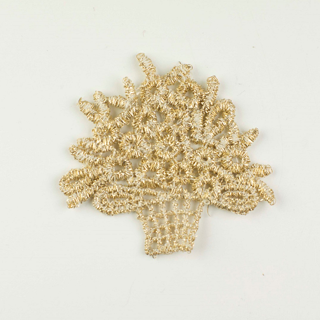 Gold Lurex Bouquet, 6pcs