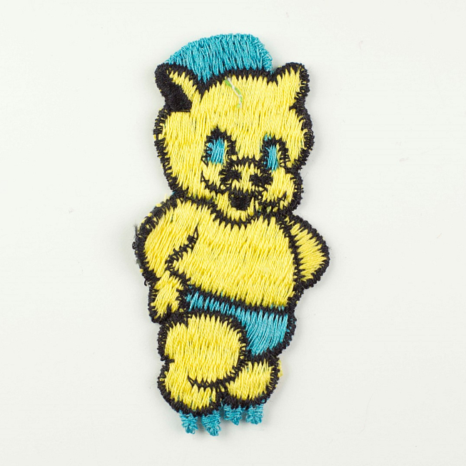 Yellow Teddy Patch, 5pcs