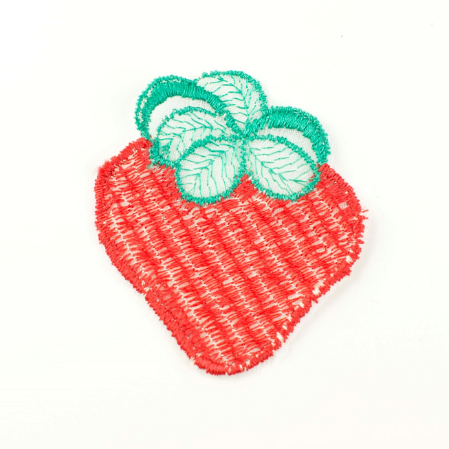 Red Strawberry Patch, 5pcs