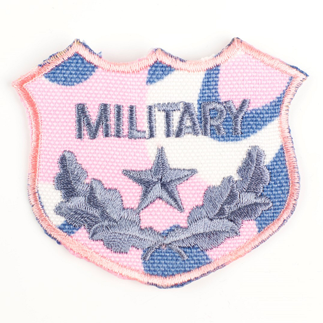 Pink Military Patch, 5pcs