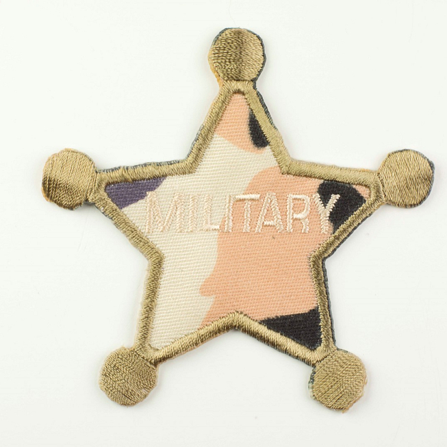 Military Star Patch, 5pcs