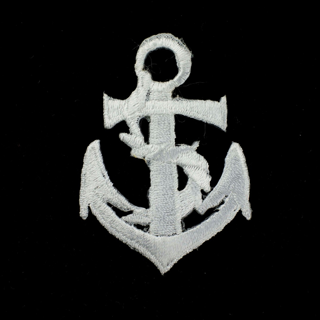 White Anchor Patch, 5pcs