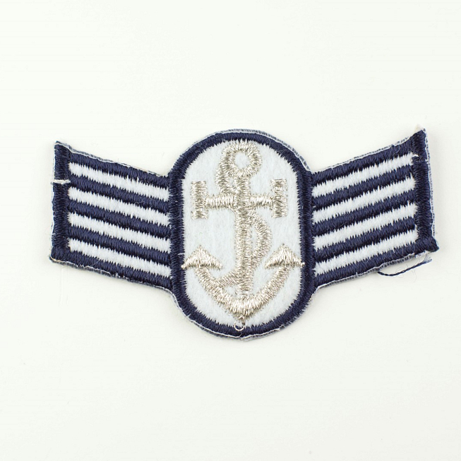 Striped Anchor Patch, 5pcs
