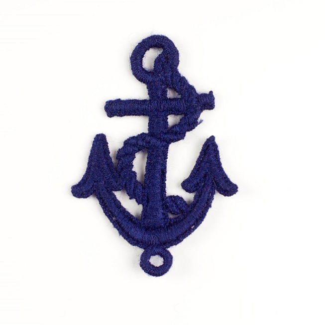 Vintage Navy Anchor Patch, 5pcs