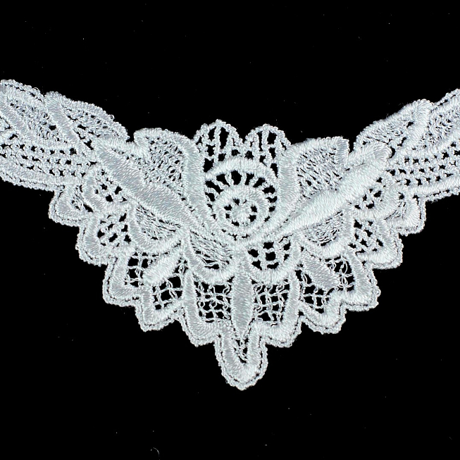 White Lace Applique 86, 10pcs