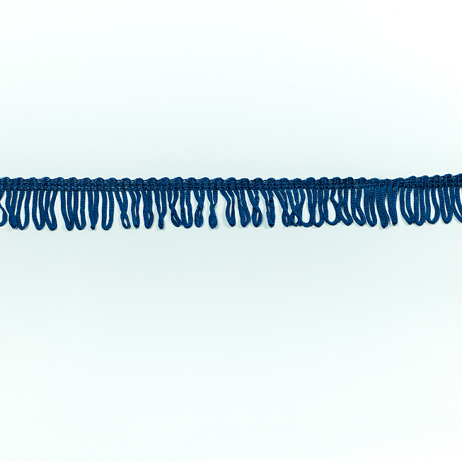 1 inch Navy Looped Fringe, 25m