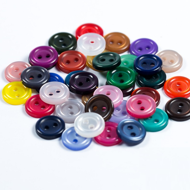 18L 2-Hole Shirt Buttons, 100pcs