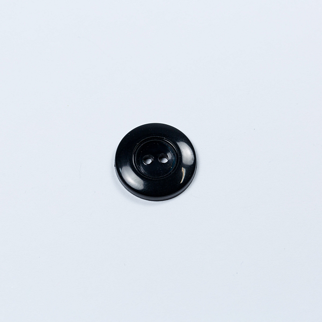 30L 2-Hole Black Buttons, 100pcs