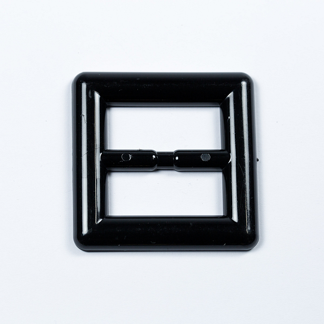 30mm Square Black Slider Buckle