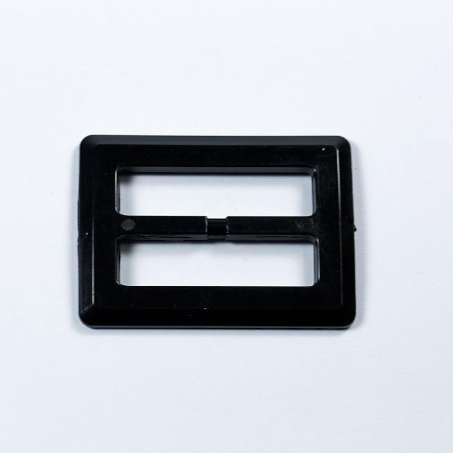 40mm Square Black Slider Buckle