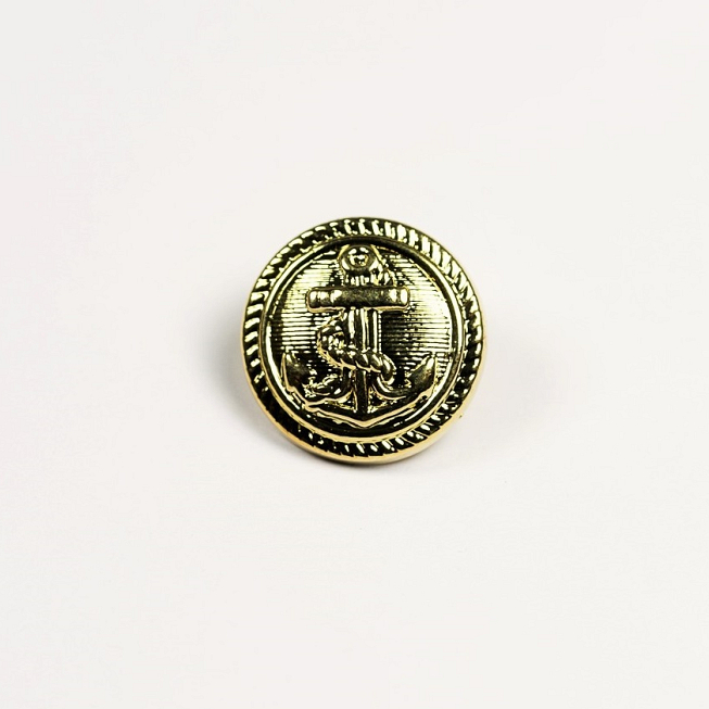 28L Gold Anchor Buttons, 100pcs