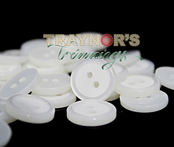 2 Hole Ring Edge Buttons, 100pcs