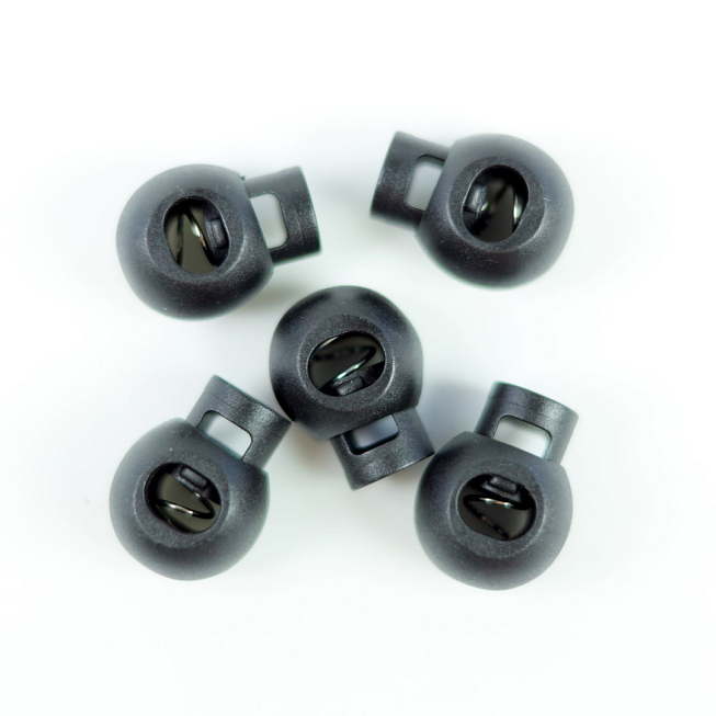 Round Toggle Spring Ends, 50pcs