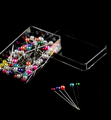 Pearl Headed Craft Pins, 10 Boxes