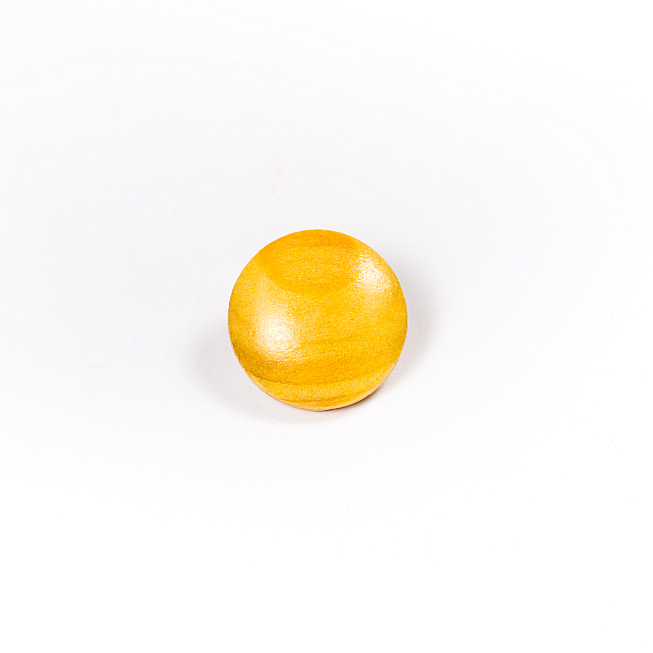 Wooden Dome Buttons, 50pcs