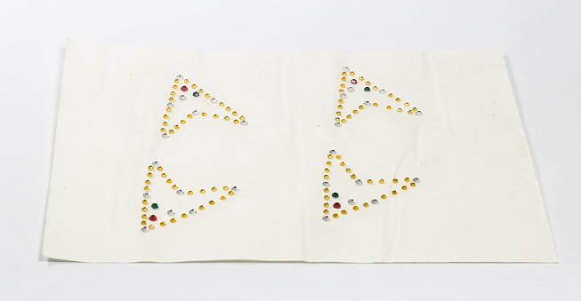 4 x Diamante Arrow Design