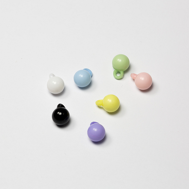 14L Small Ball Buttons, 100pcs